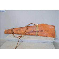 Clover Bar Saddlery, Edmonton Leather Rifle Scabbard Mkd WAR