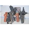 Image 1 : Box Lot : Approx 7 various holsters include :  Bower Brothers, Tex Shoemaker , Uncle Mike's , Lawren