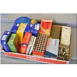 Tray Lot : Various brass including : .45 Auto, .357 Mag, .38 Spec, etc.