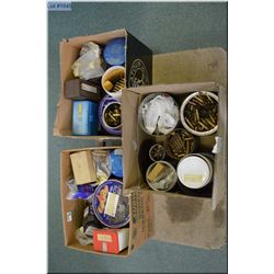 Lot of Three Boxes ; various caliber brass
