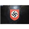 Image 2 : German WW2 fire fighter helmet with swastika markings