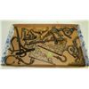 Image 1 : Box of primitive hardware / hooks, etc.