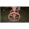 Image 2 : Primitive table top coffee grinder, as seen, yard art.