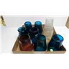 Image 1 : Box of colored railroad lens for lanterns