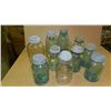 Image 1 : Collection of antique canning jars