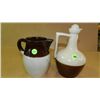Image 1 : 2 piece crock pitchers