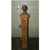 Image 1 : antique / Primitive staircase newel post, as found, SSR