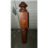 Image 1 : antique / Primitive staircase newel post, as found, SSR