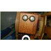 Image 2 : antique Oak American wall phone (missing bottom part)