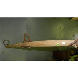 Primitive farm single tree