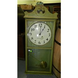 painted Seth Thomas wall clock. SSR