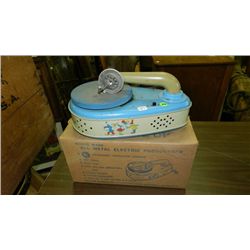 vintage Childs record player in original box