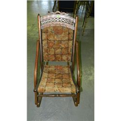 antique folding sewing rocker. SSR