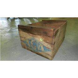Primitive advertising crate
