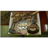 Image 1 : box with Primitive kitchen items etc...