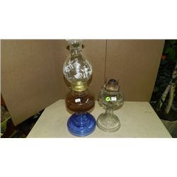 18-23) 2 piece oil lamps