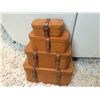 Image 1 : Set of 4 Graduating Size Wood Boxes