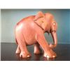 Image 2 : Hand Carved Wood Elephant (5" high, 6" long)