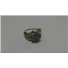 Image 1 : 14kt Gold and Diamond Cluster Ring