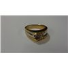 Image 2 : 10kt Gold and Genuine Diamond Ring (Insurance Replacement Value $936) (Size 7)