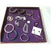 Image 1 : BOX LOT ASSORTED BRACELETS