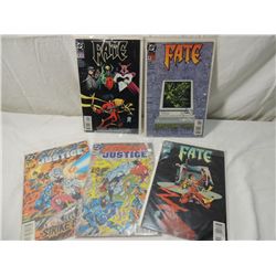 LOT 5 DC COMIC BOOKS: (3) FATE & 2 EXTREME JUSTICE