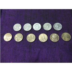 LOT 11 LIBERTY ONE DOLLAR COINS