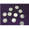 Image 1 : LOT 10 KENNEDY HALF DOLLAR COINS