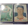 Image 2 : LOT 6 1957 TOPPS BASEBALL PLAYER CARDS