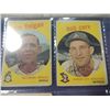 Image 2 : LOT 6 1959 TOPPS BASEBALL PLAYER CARDS
