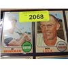 Image 2 : LOT 9 1968 TOPPS BASEBALL PLAYER CARDS