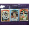 Image 1 : LOT 3 1972 TOPPS BASEBALL PLAYER CARDS