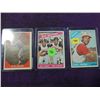 Image 1 : LOT 3 1960s FLEER & TOPPS BASEBALL PLAYER CARDS