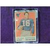 Image 1 : 1959 TOPPS FRANK GIFFORD #20 FOOTBALL CARD