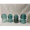 Image 2 : LOT 6 GLASS INSULATORS