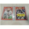 Image 1 : LOT 2 1989 PRO SET  FOOTBALL PLAYER ROOKIE CARDS