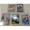 Image 1 : LOT 5 FOOTBALL PLAYER CARDS