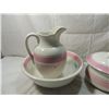 Image 2 : VINTAGE WASH BASIN AND PITCHER WITH CHAMBER POT