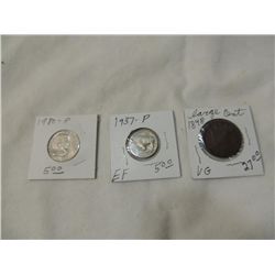 LOT 3 ASSORTED COLLECTIBLE COINS