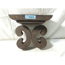 DECORATIVE TIN WALL SHELF