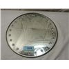 Image 1 : VINTAGE ROUND MIRROR WITH STAR ETCHING