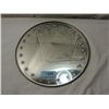 Image 3 : VINTAGE ROUND MIRROR WITH STAR ETCHING