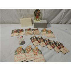 BOX LOT VINTAGE POPUP CHRISTMAS CARDS