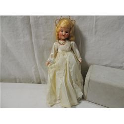 VINTAGE BRIDE DOLL WITH PEARLS