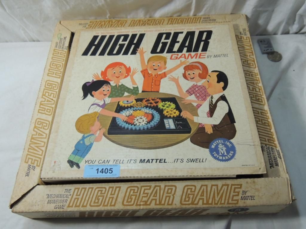 VINTAGE MATTEL HIGH GEAR GAME
