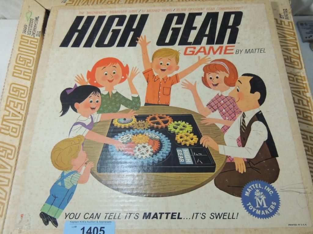 VINTAGE MATTEL HIGH GEAR GAME