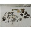 Image 1 : BOX LOT ASSORTED MIXED KEYS BELL LETTER OPENER WHE