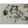 Image 2 : BOX LOT ASSORTED MIXED KEYS BELL LETTER OPENER WHE