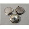 Image 1 : 3 SETS OF DECORATIVE SILVER COASTERS