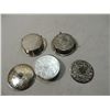 Image 2 : 3 SETS OF DECORATIVE SILVER COASTERS